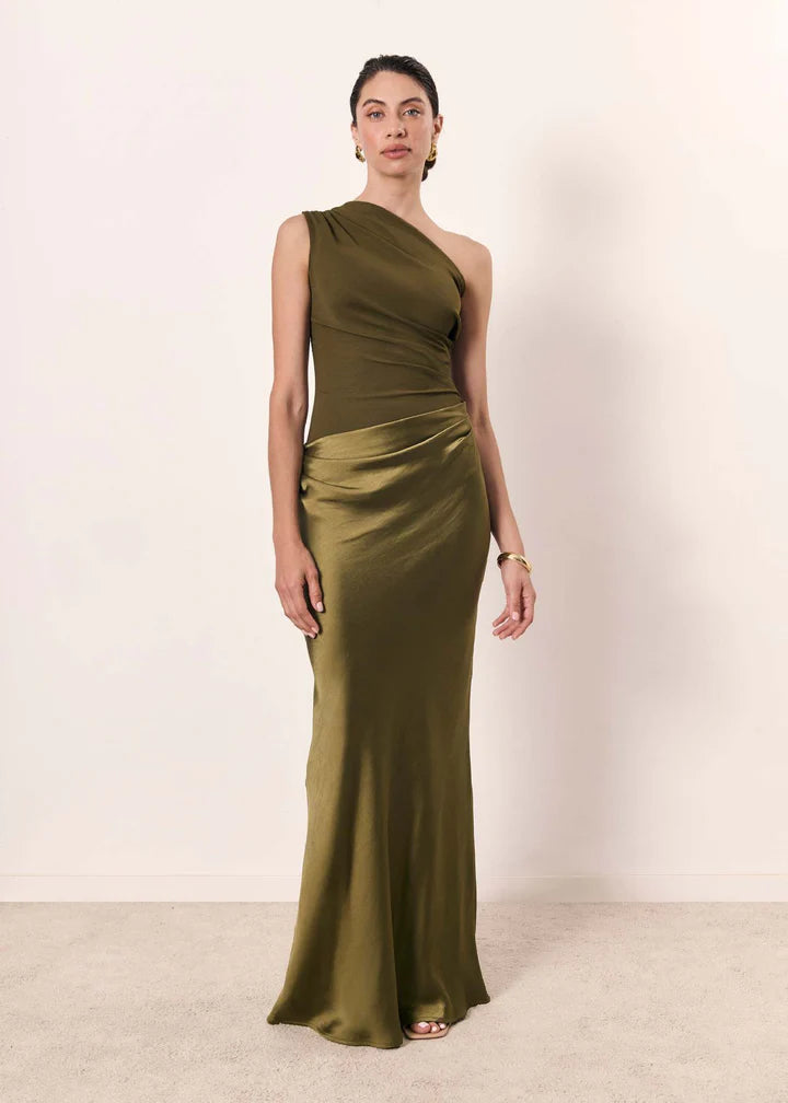Women’s One Shoulder Floor Length Dress