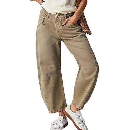 Women’s High Waist Wide Leg Denim Jeans