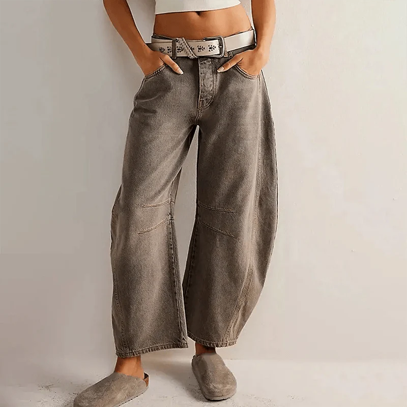 Women’s High Waist Wide Leg Denim Jeans