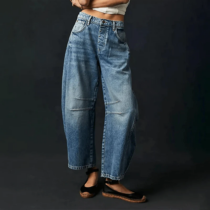 Women’s High Waist Wide Leg Denim Jeans