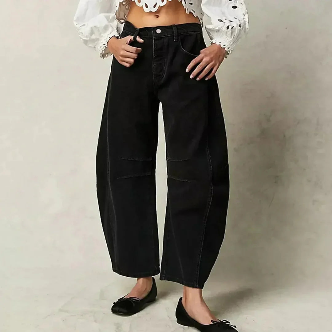 Women’s High Waist Wide Leg Denim Jeans