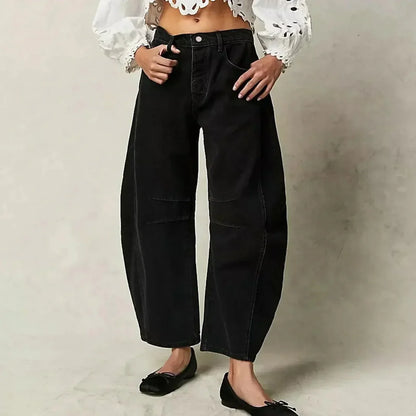 Women’s High Waist Wide Leg Denim Jeans